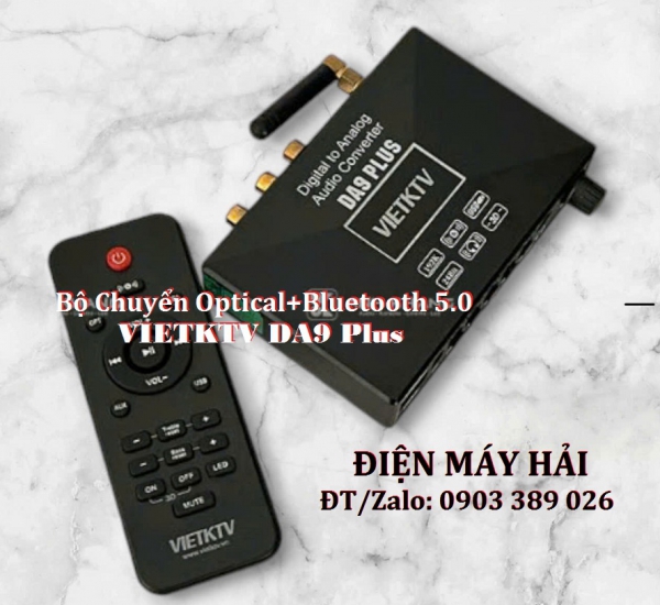 Bộ chuyển quang VietKTV DA9 Plus sản phẩm âm thanh cao cấp