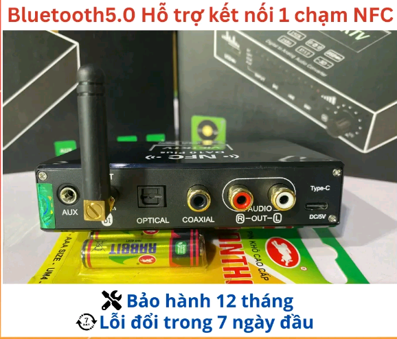 Bộ chuyển DAC VietKTV DA10 Plus hỗ trợ NFC