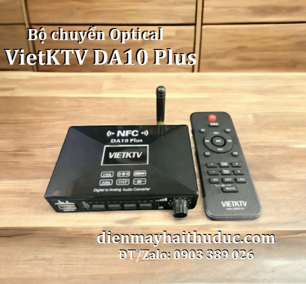 Bộ chuyển DAC VietKTV DA10 Plus hỗ trợ NFC