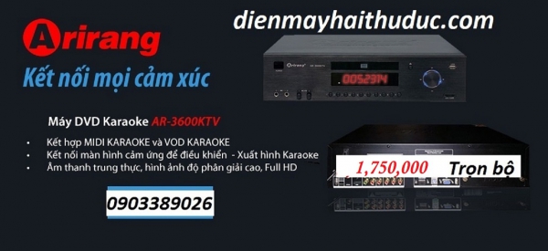 Đầu 5 số Arirang AR-3600KTV bán ĐẠI HẠ GIÁ