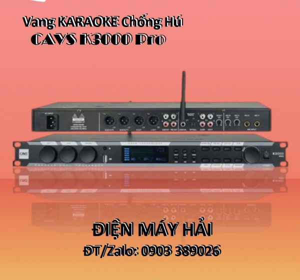 Vang cơ CAVS K3000 PRO Bluetooth 5.0 khuyến mãi 2 dây Canon