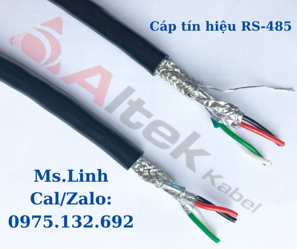 Cáp tín hiệu vặn xoắn RS-485 Altek Kabel