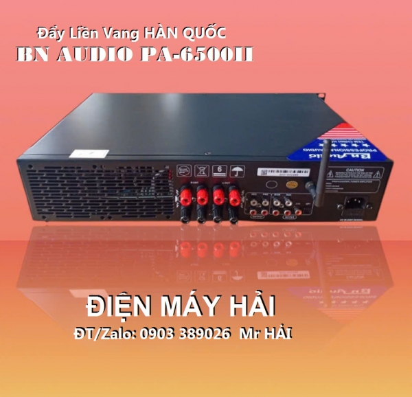 Cục Đẩy liền vang số BN Audio PA-6500 II hàng sịn nhập khẩu 100%